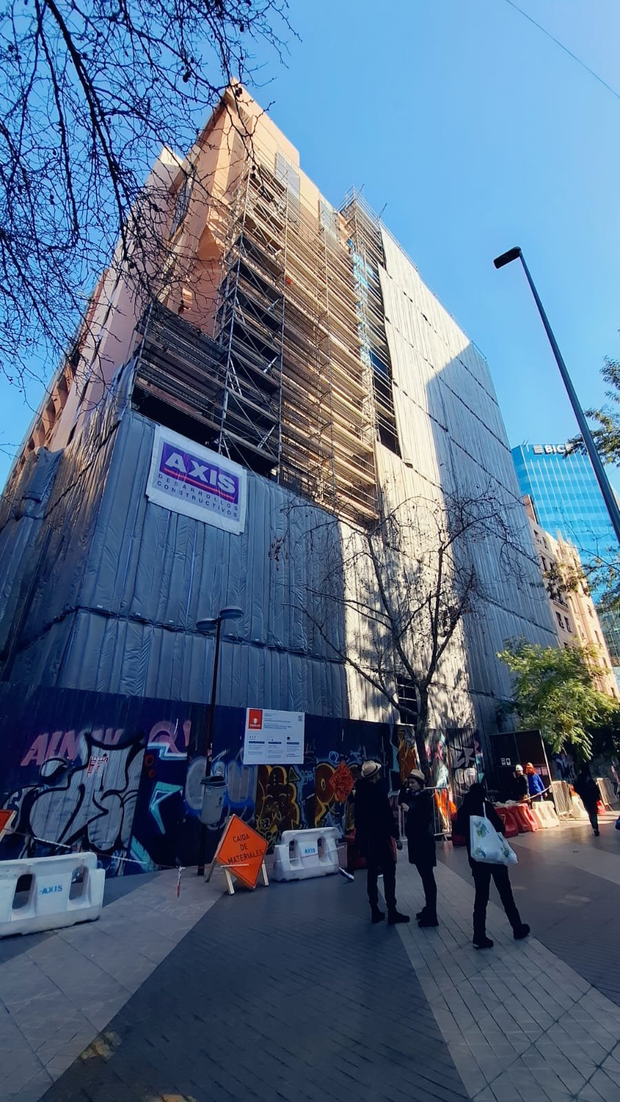 reducción de ruido en edificio utilizando mantas acusticas